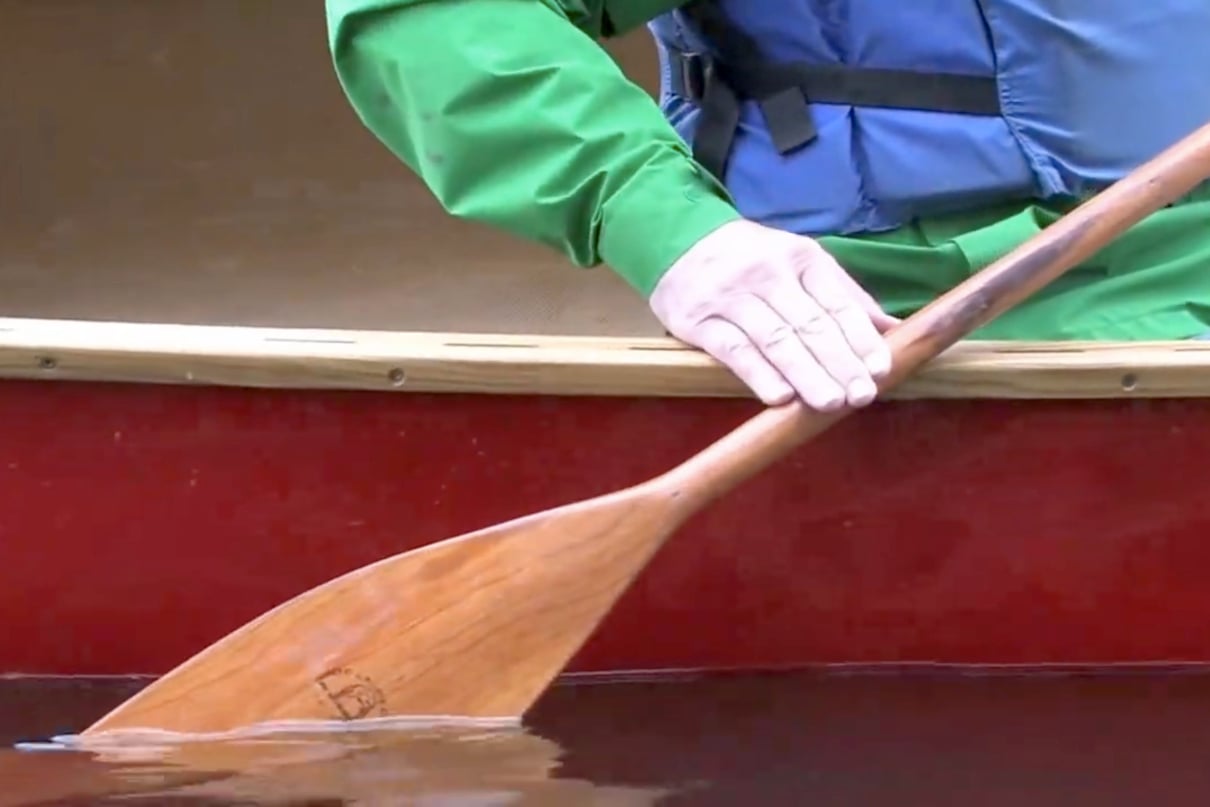 Canoe instructor Francis Boyes says go ahead and use that gunwale to make those strokes less work.