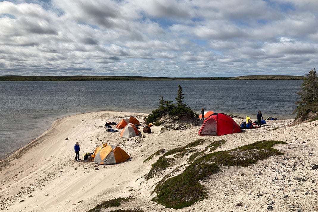 On river trips, a routine is quickly established. Packing up camp each morning became a well-oiled machine