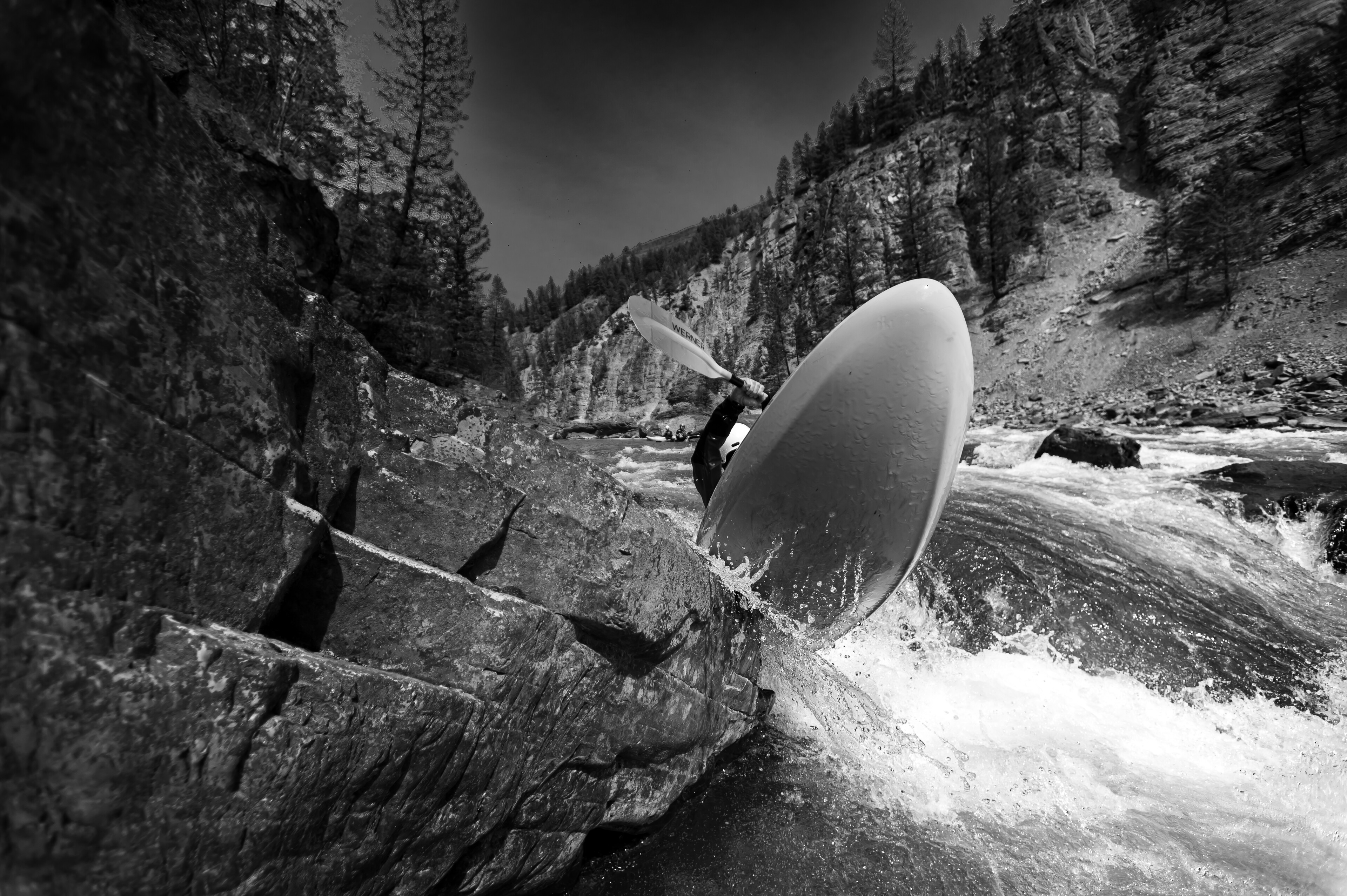 Seán Mc Ternan on the Elk River, BC, Canada. Image: Tim Retzik// Red Bull Illume 2023