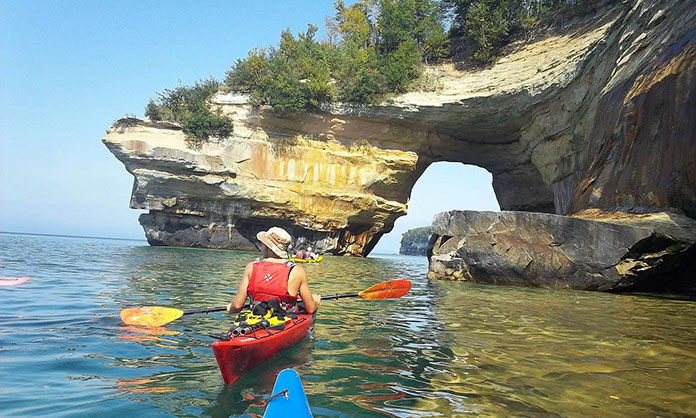 Agate Harbor Kayaking Tour by Keweenaw Adventure Company