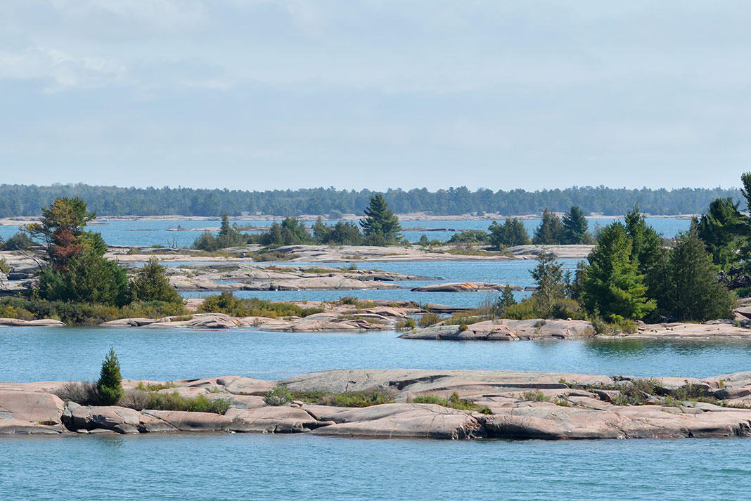 view of Philip Edward Island in Ontario