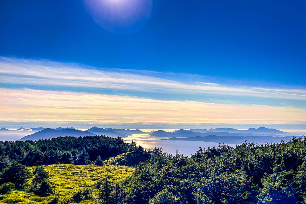 view from the Prince of Wales Island in Alaska's Panhandle