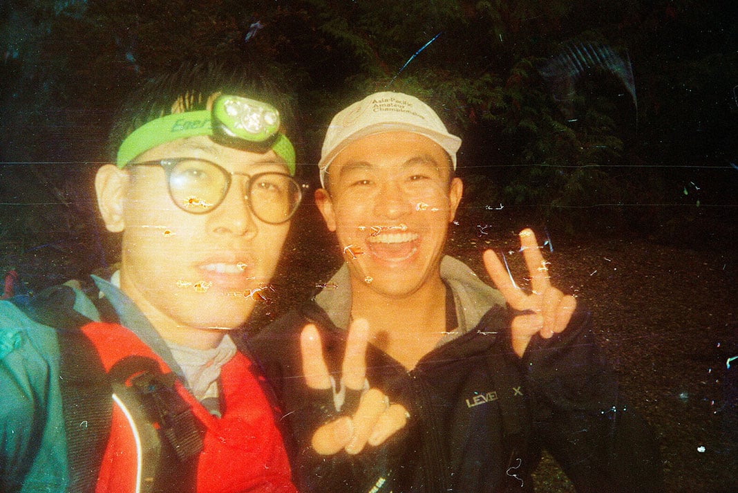 Richard Chen and William Chong pose for a photo on their ill-fated trip