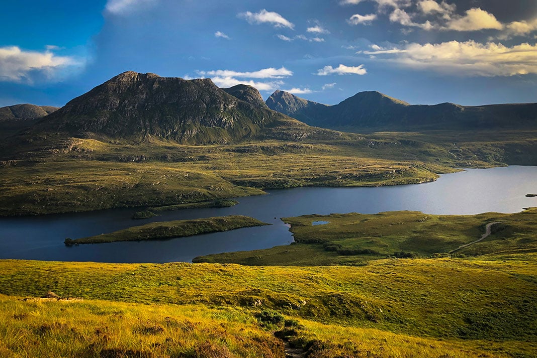 scenic view of the Scottish highlands