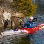 Review: Norse Kayaks’ New Ask woman paddling the Norse Kayaks Ask touring kayak