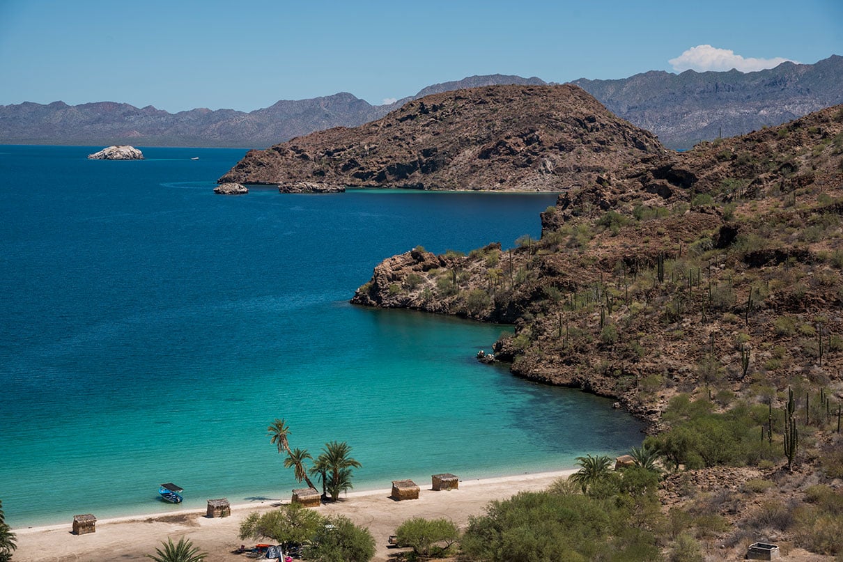 seaside view in southern Baja, Mexico