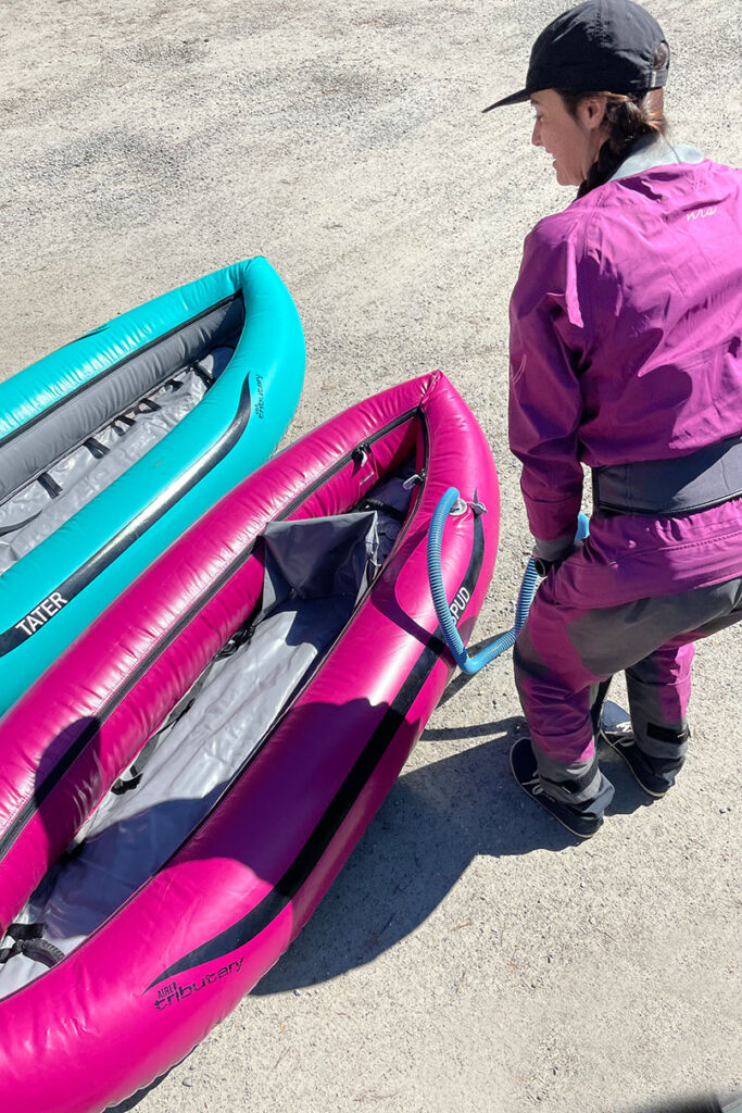 Inflatable Kayak Review: AIRE’s Spud & Tater - Paddling Magazine