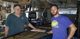 Renowned canoe builder Jim Henry talks shop with his son, Dana