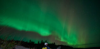 Whitewater Kayaker Captures Northern Lights (Video) The Northern Lights on the Ottawa River over whitewater kayaker Joel Kowalski