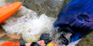 Inspiring Rescue Of Kayaker Pulled From A Siphon (Video) Whitewater kayaker being pulled out of a sieve during rescue on Linville River.