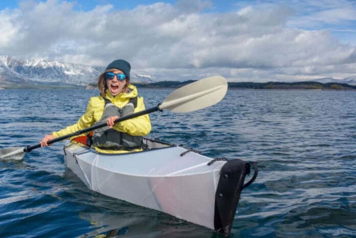 Oru Inlet folding kayak.