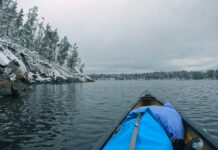 Winter Canoe camping with The Taut Line on YouTube.