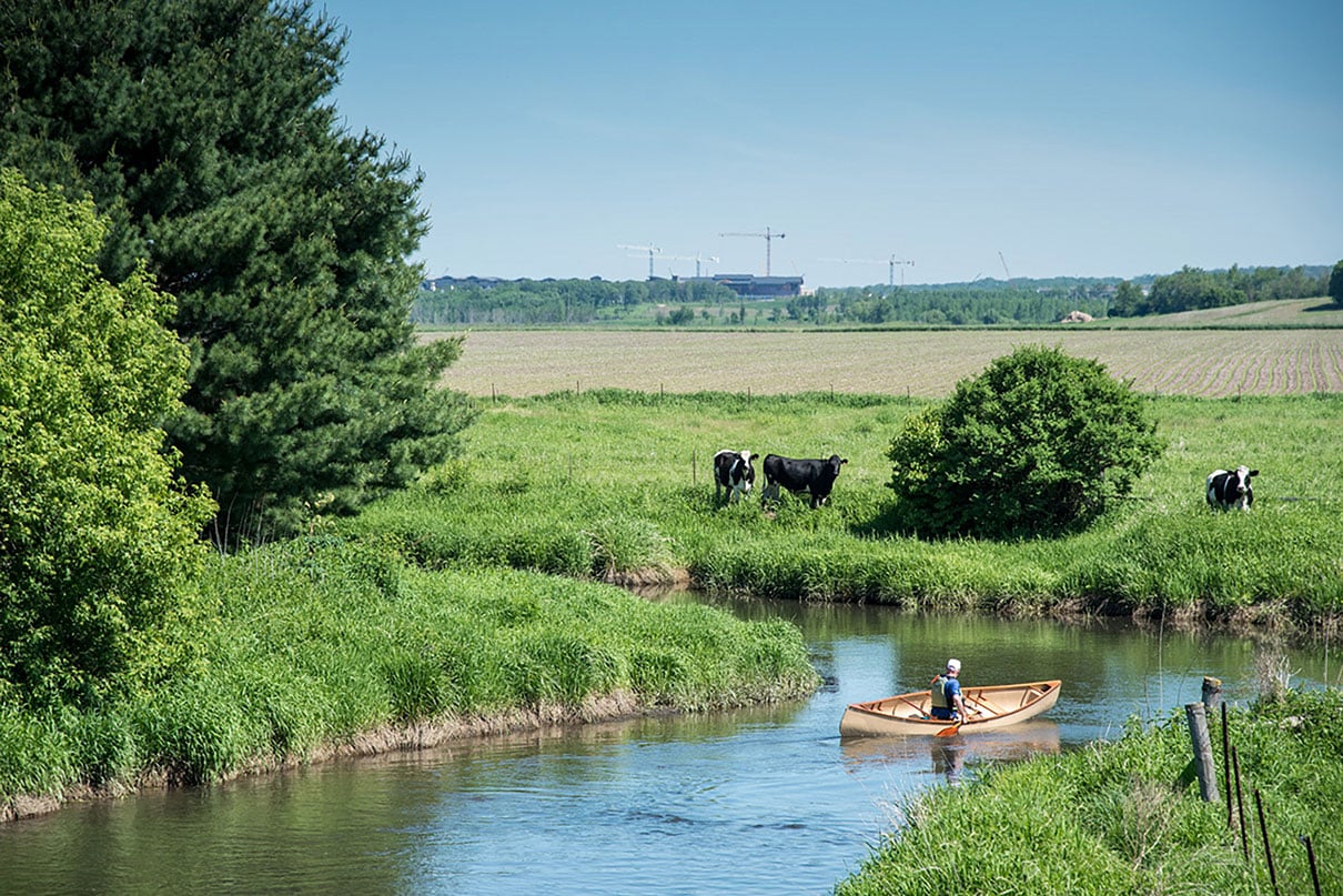 Darren Bush enjoys a quiet moment in America’s dairyland