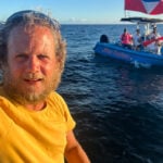 Feature Image: Rakonczay arrives in Antigua after crossing the Atlantic Ocean. Gabor Rakonczay | Facebook.