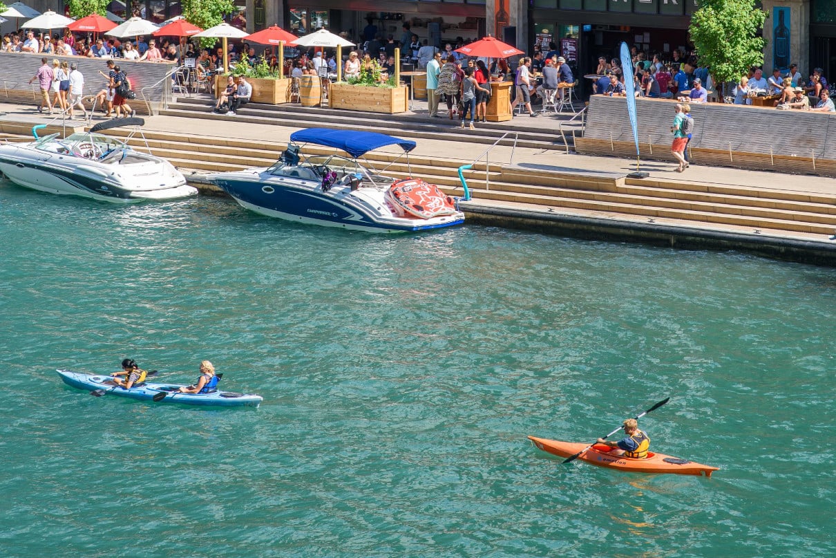 The Chicago Riverwalk