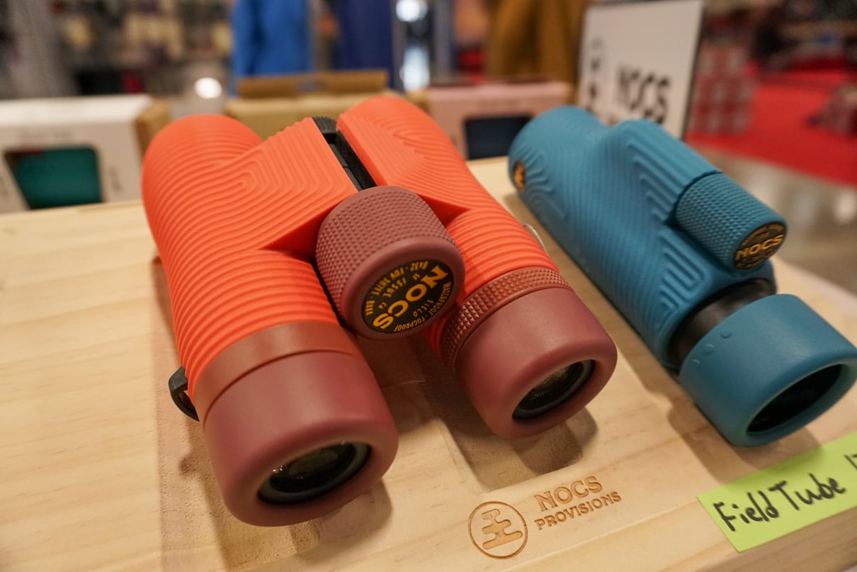 Nocs provisions binoculars at Canoecopia 2025.