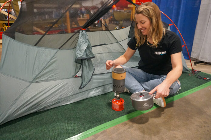MSR Switch Stove at Canoecopia 2025. Feature Image: Joe Potoczak.