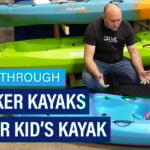 The Lekker Kayaks Piper: A Real Kayak For Kids (Video) Text walkthrough of the Lekker Kayaks Piper Kid's Kayak over image of the kayak